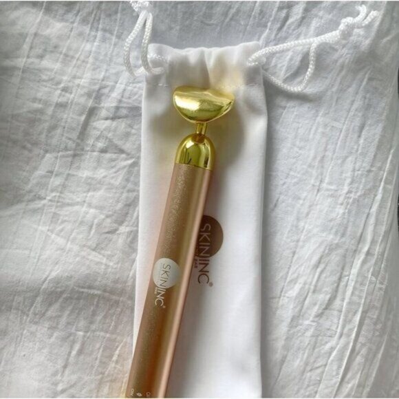 Skin Inc ✦ Sculpt Lift Bar ✦ 24K Gold Facial Massager Blush Pink Anti-Ageing NWT - Picture 7 of 8
